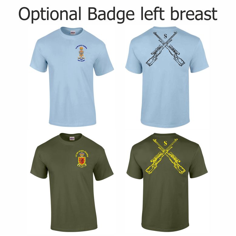 1st Battalion Scots Guards - Left Flank Cotton Teeshirt