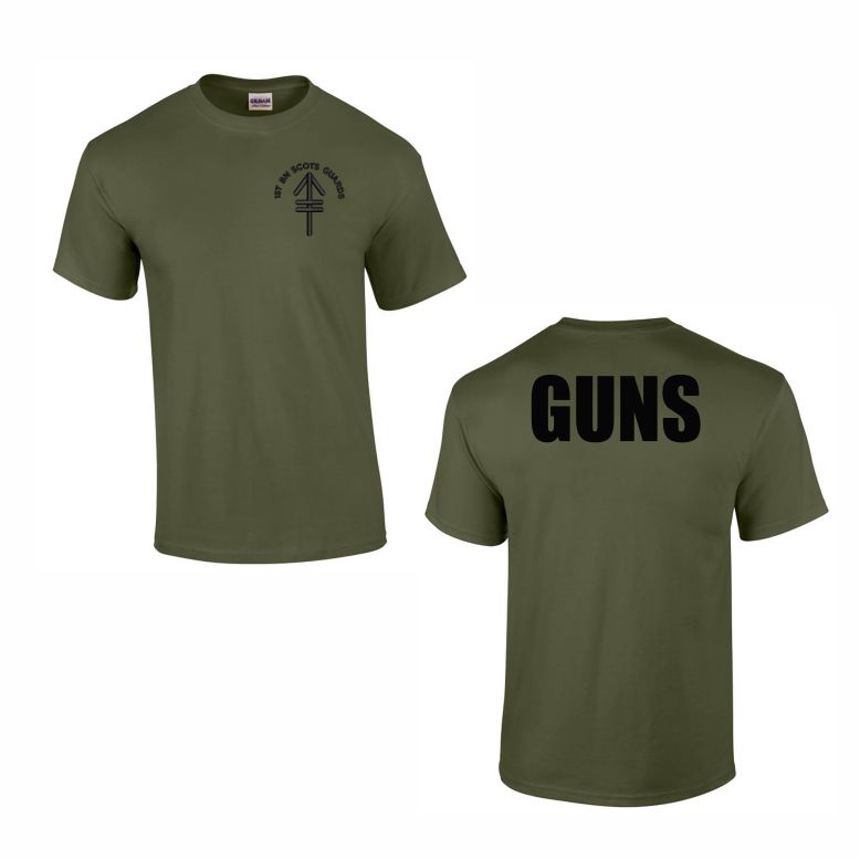1st Battalion Scots Guards - B Company - Machine Gun Platoon Cotton Teeshirt