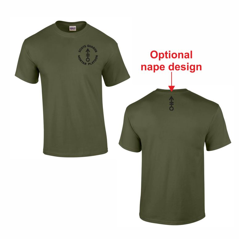 1st Battalion Scots Guards - B Company - Mortar Platoon Cotton Teeshirt