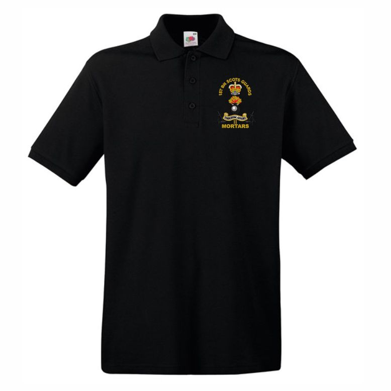 1st Battalion Scots Guards - B Company - Mortar Platoon Polo shirt