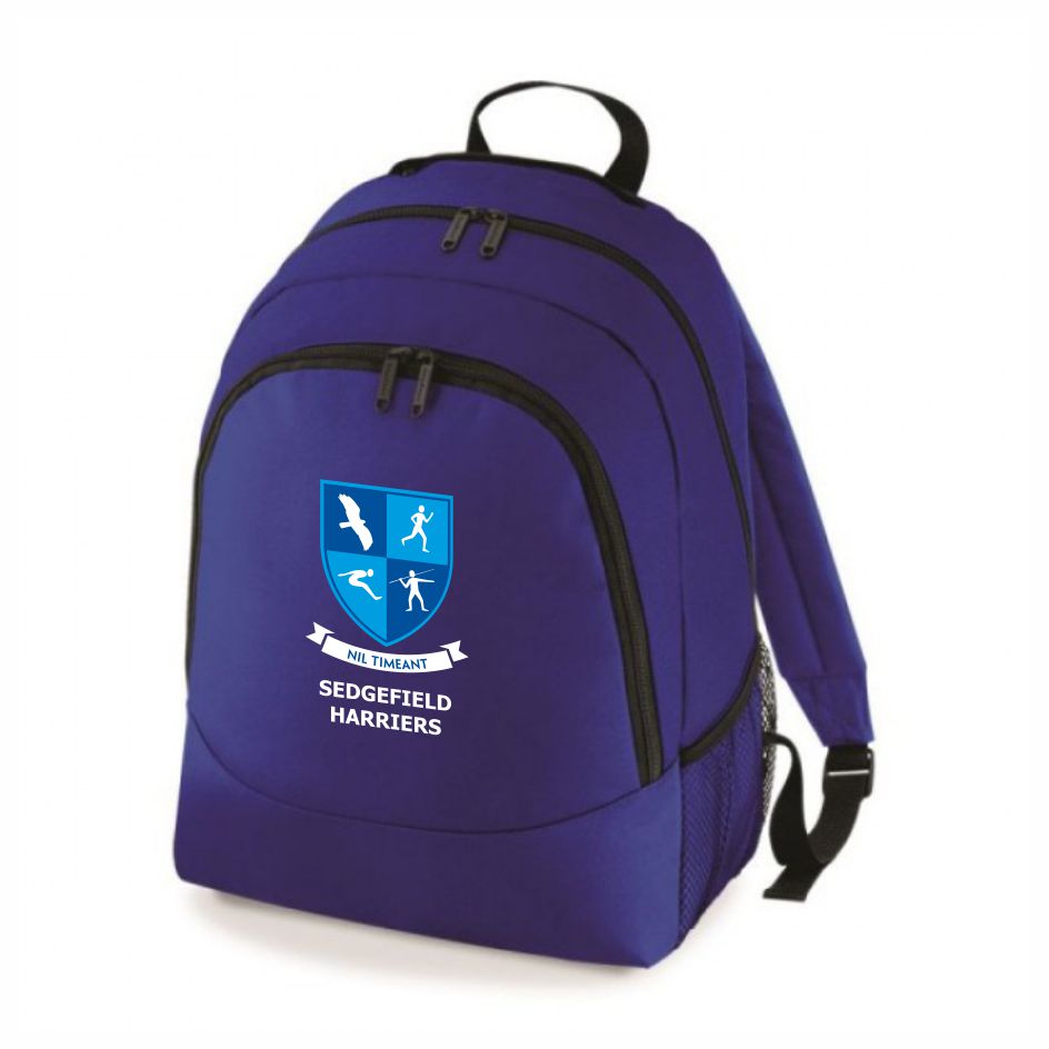 Sedgefield Harriers Back Pack