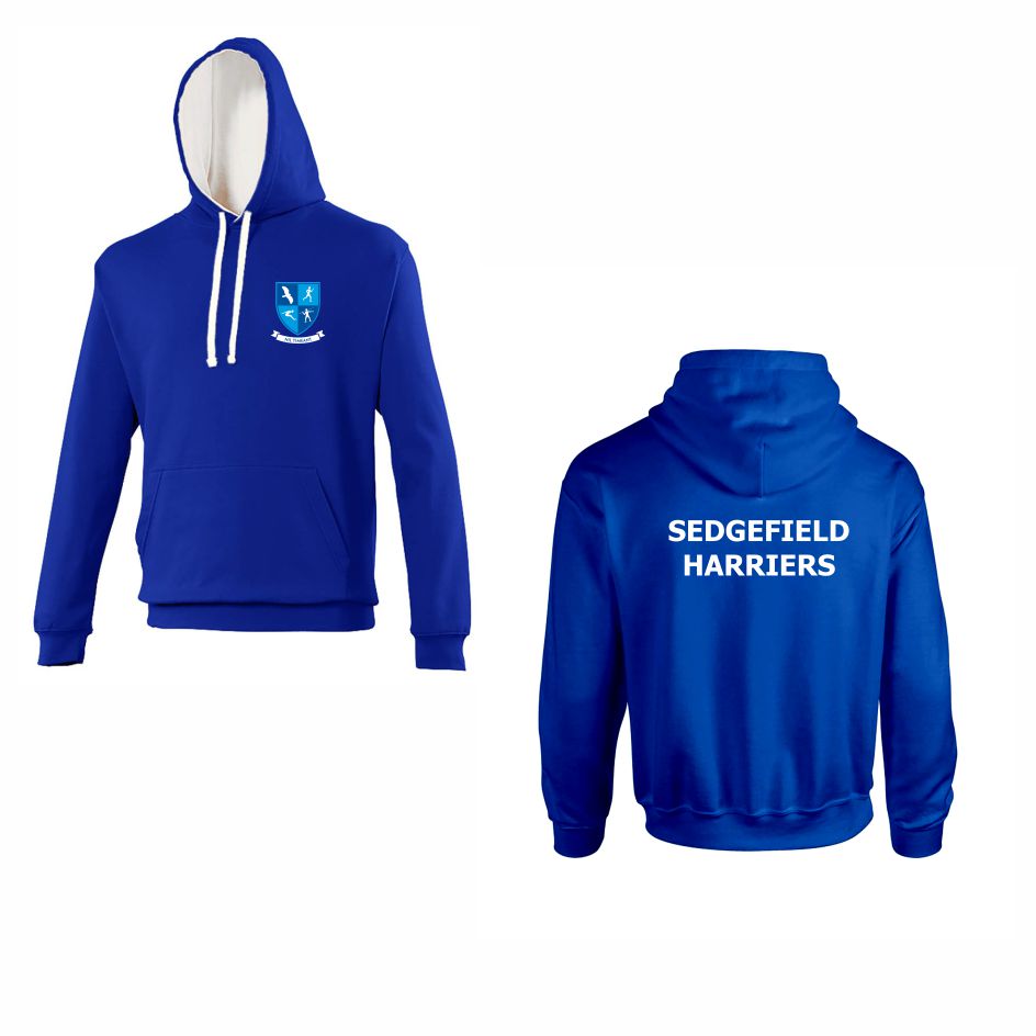 Sedgefield Harriers Two Tone Hooded Sweatshirt