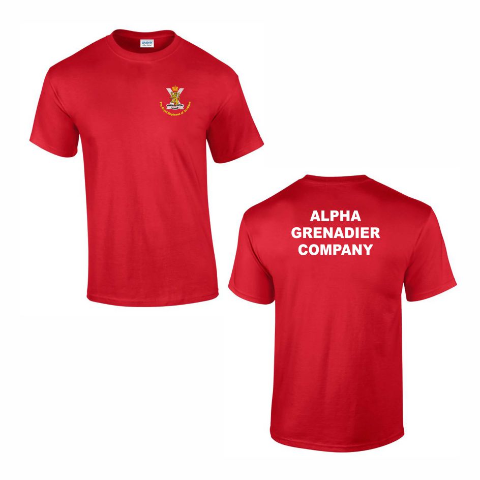 4th Bn The Royal Regiment of Scotland A Coy Cotton Teeshirt 