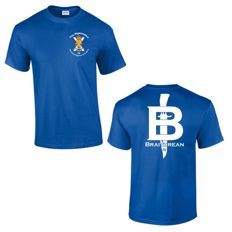 4th Bn The Royal Regiment of Scotland Braithrean Cotton Teeshirt 