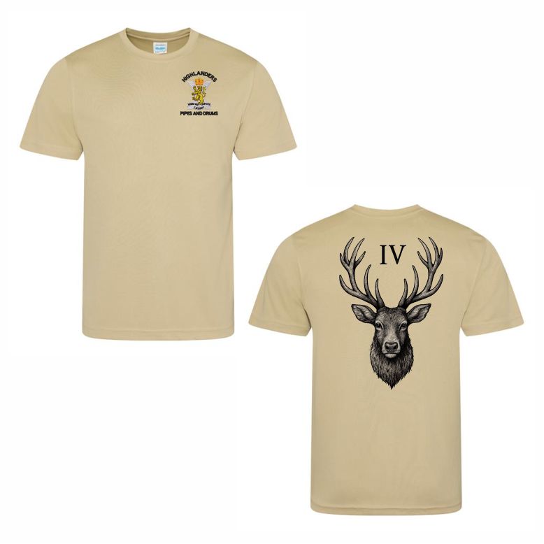 4th Bn The Royal Regiment of Scotland Pipes & Drums Performance Teeshirt