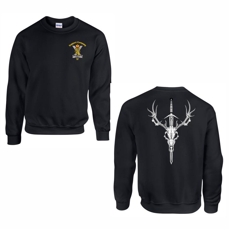 4th Bn The Royal Regiment of Scotland SWORD & STAGS HEAD Sweatshirt