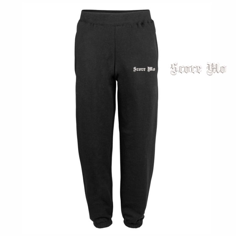 Score-Mo Cuffed Jog Pants (Palm Angels Font) 