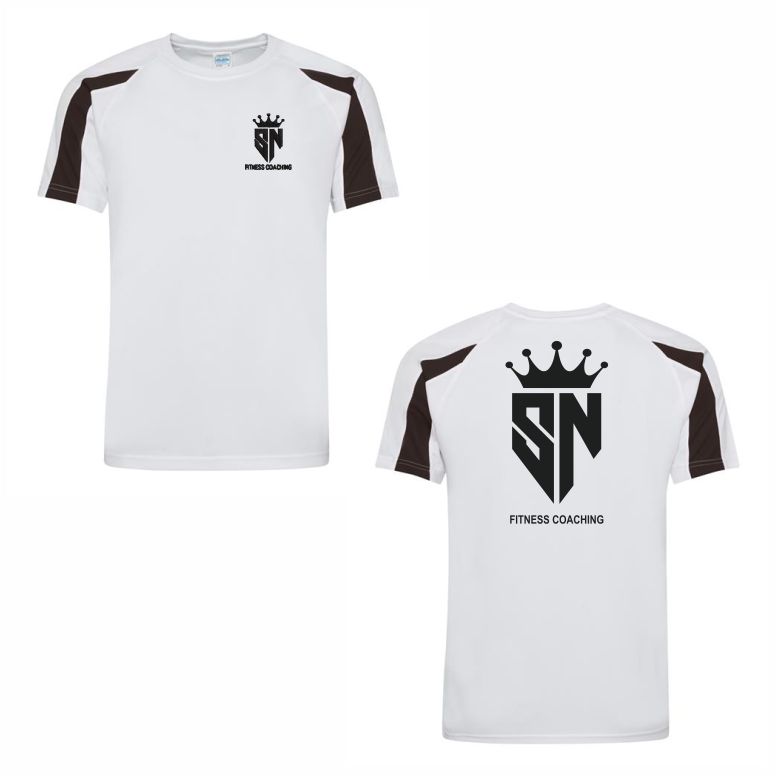Simon Newton Fitness Coaching Contrast Performance Teeshirt 