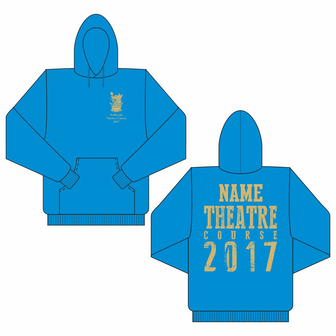 Sedbergh School THEATRE Hooded Sweatshirt
