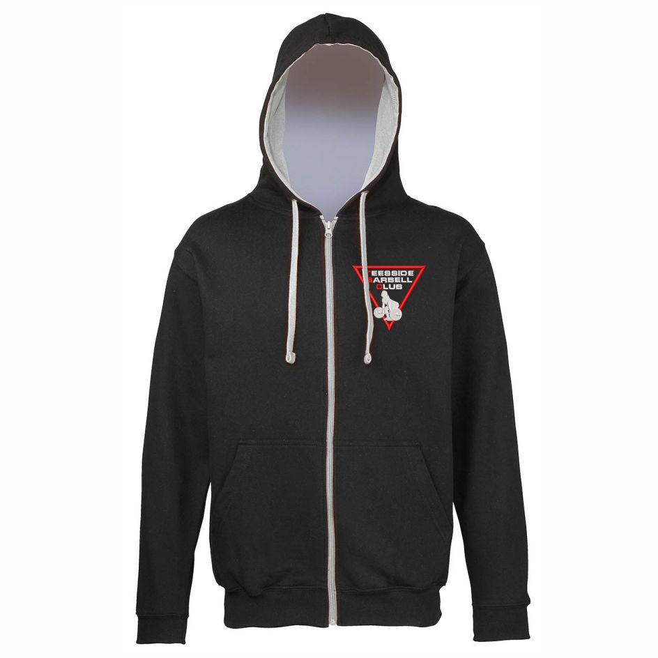 Teesside Barbell Club Two Tone Full Zip Hood