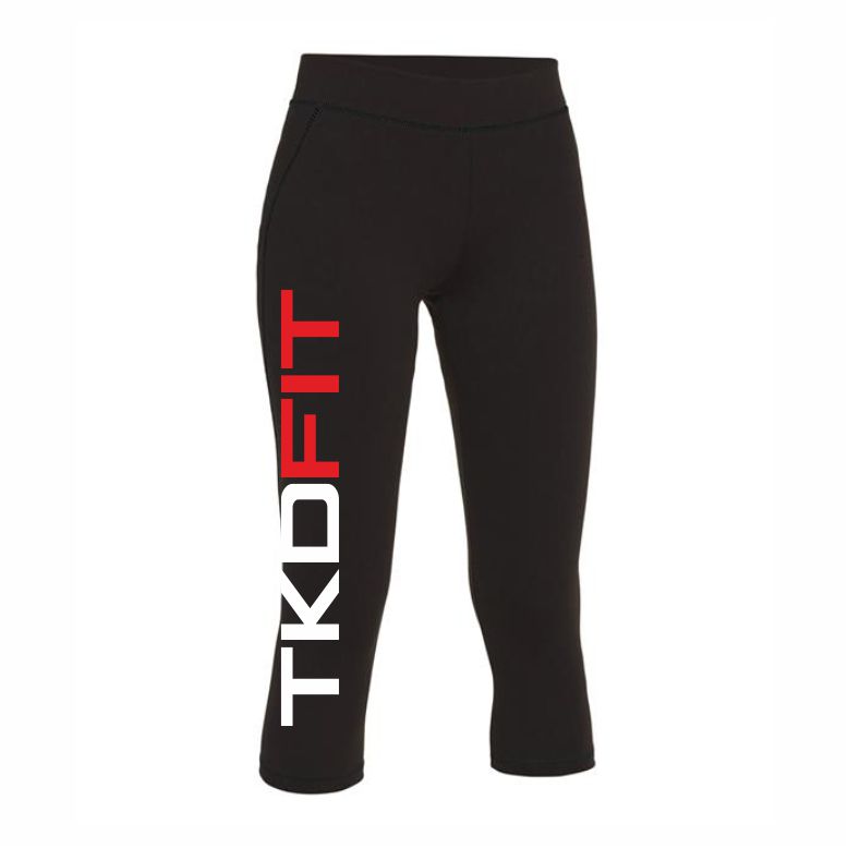 TKD FIT Ladies Capri Leggings