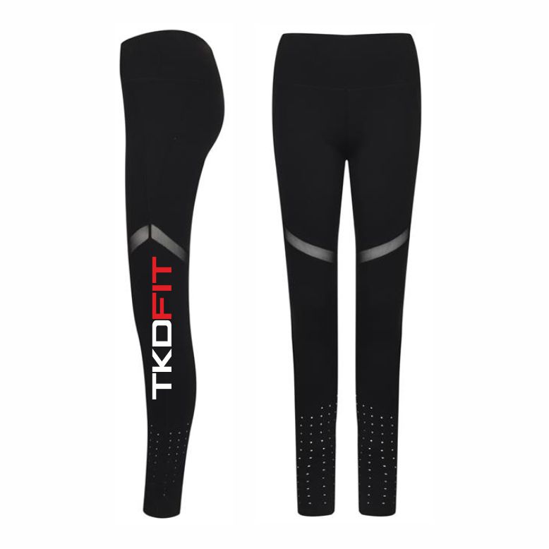 TKD FIT Ladies Panelled Leggings