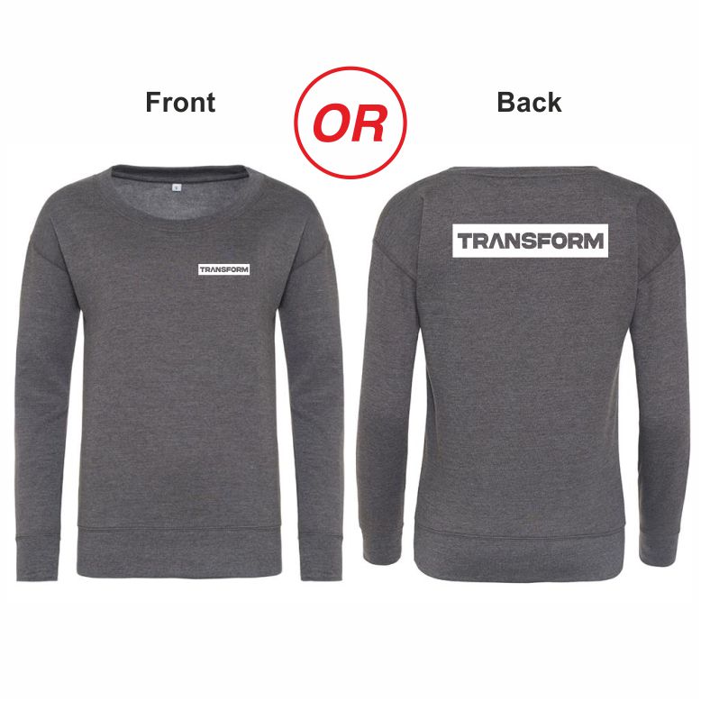 Transform Fitness Ladies Cropped Sweatshirt