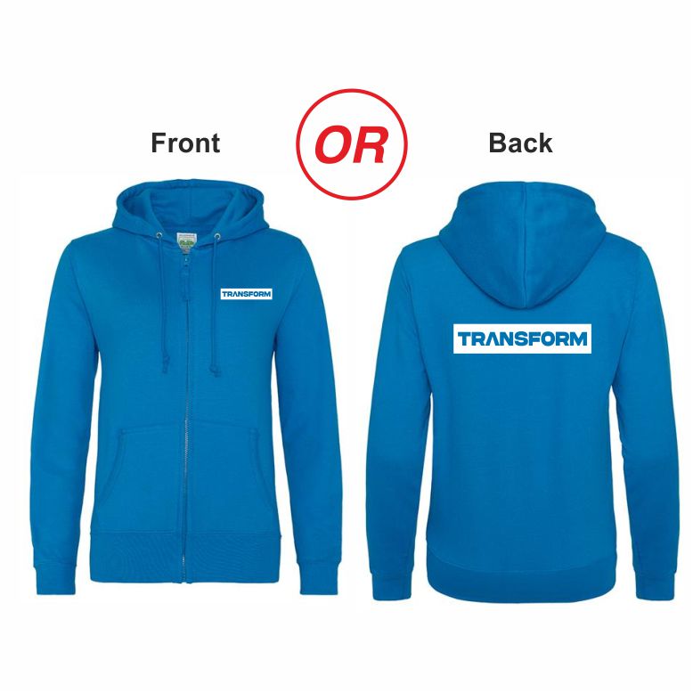 Transform Fitness Ladies Full Zip Hood