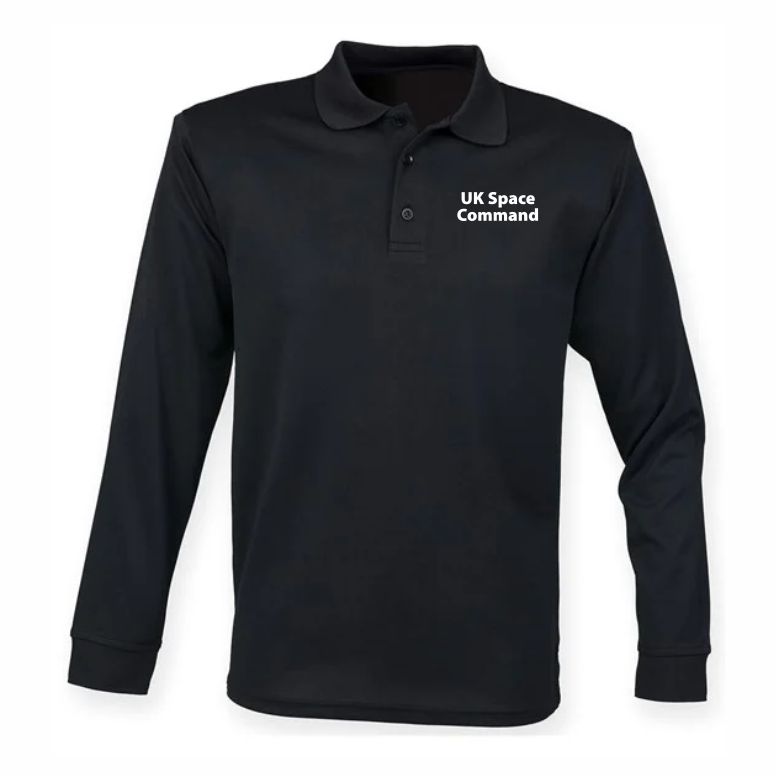 UK Space Command Coolplus Wicking Poloshirt Long Sleeve