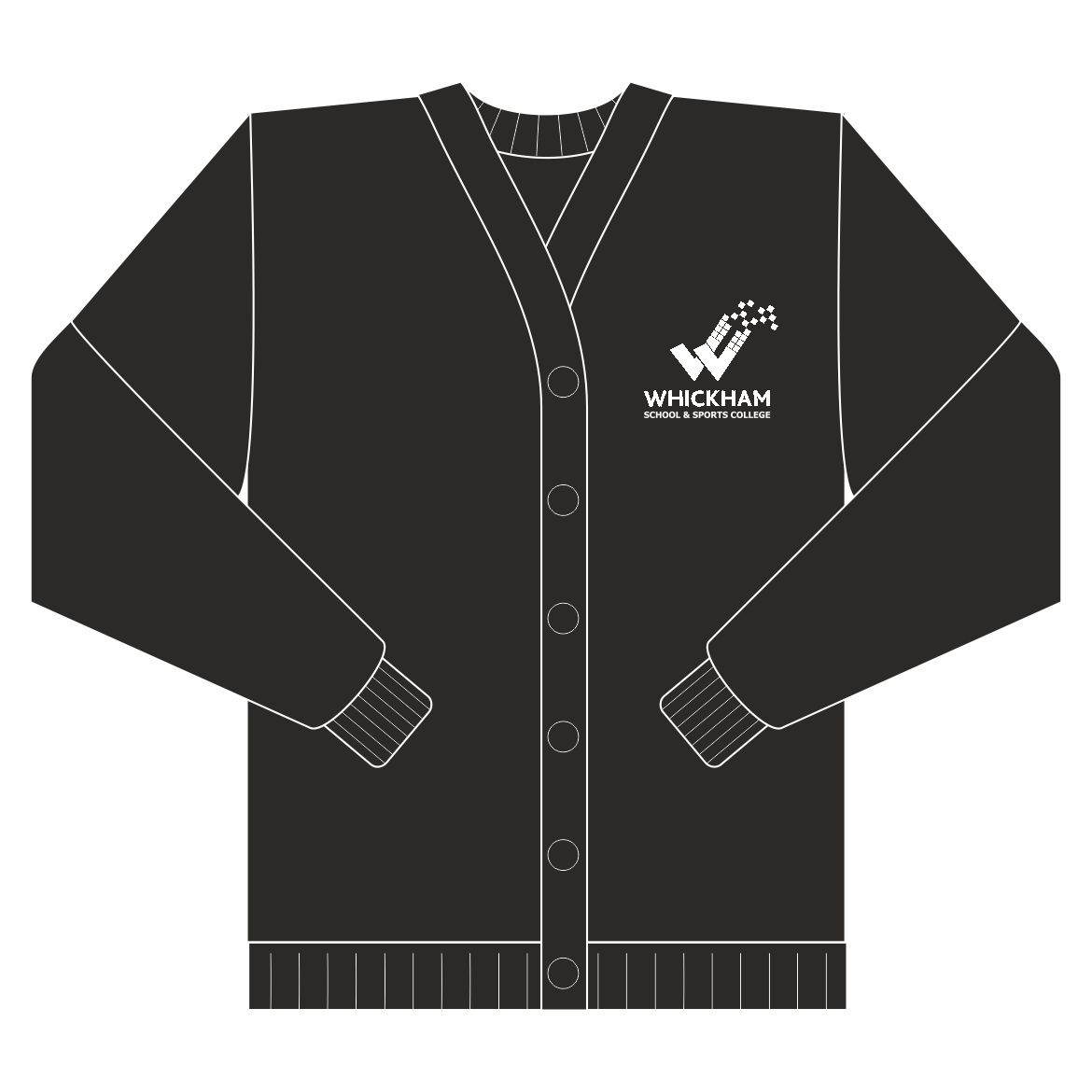 Whickham School Girls Cardigan