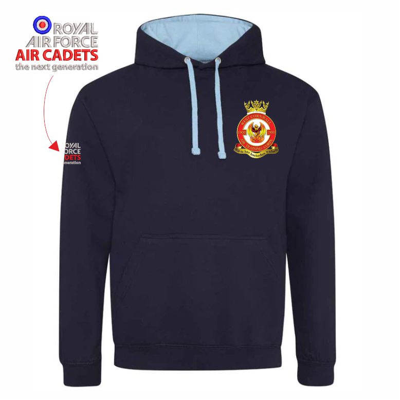 1900 (West Cornwall) Squadron RAFAC Two Tone Hoodie