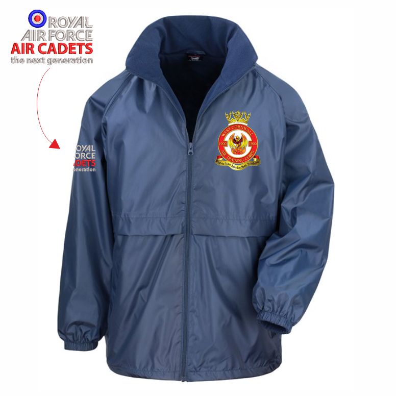 1900 (West Cornwall) Squadron RAFAC Waterproof fleece lined jacket