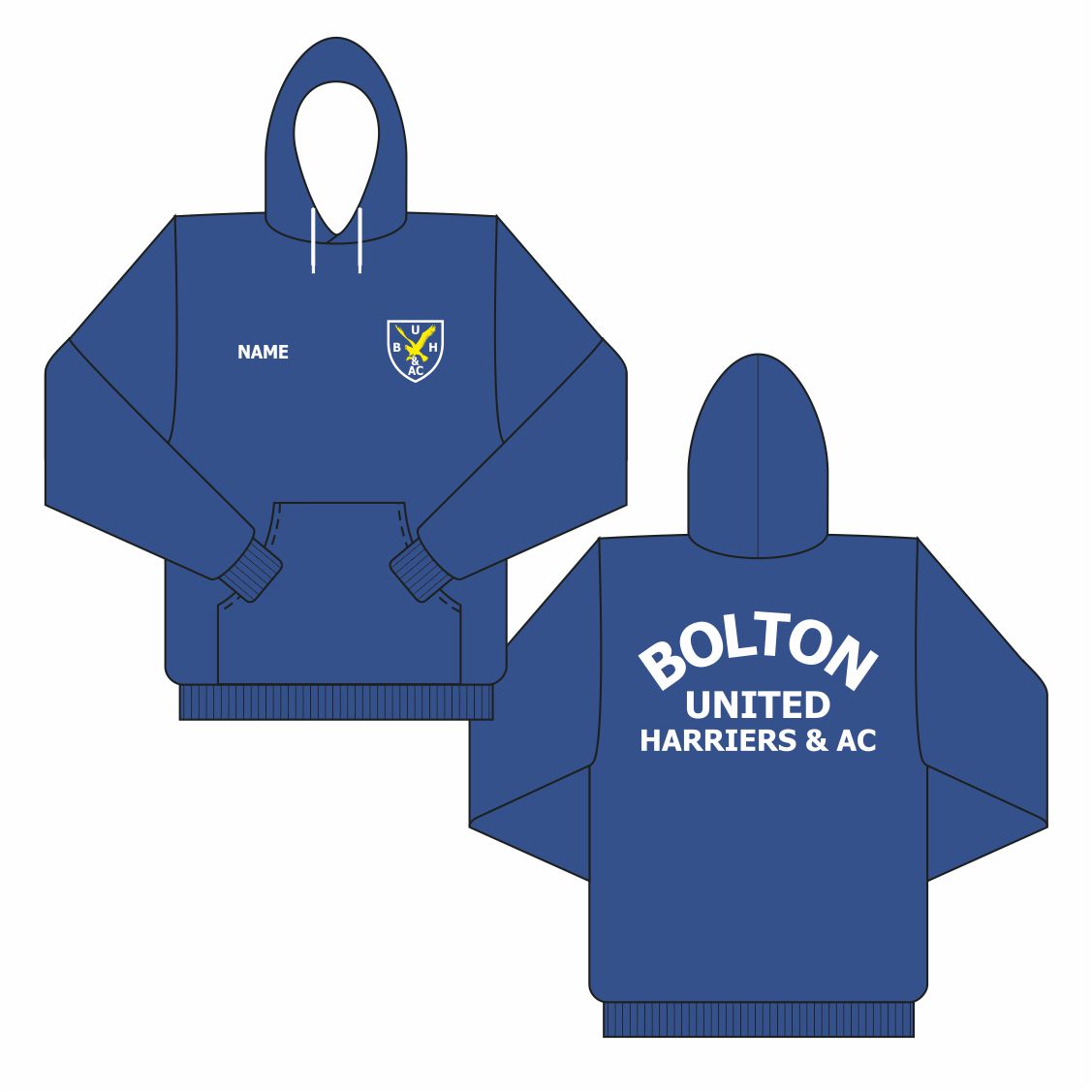Bolton United Harriers SENIORS Hoods