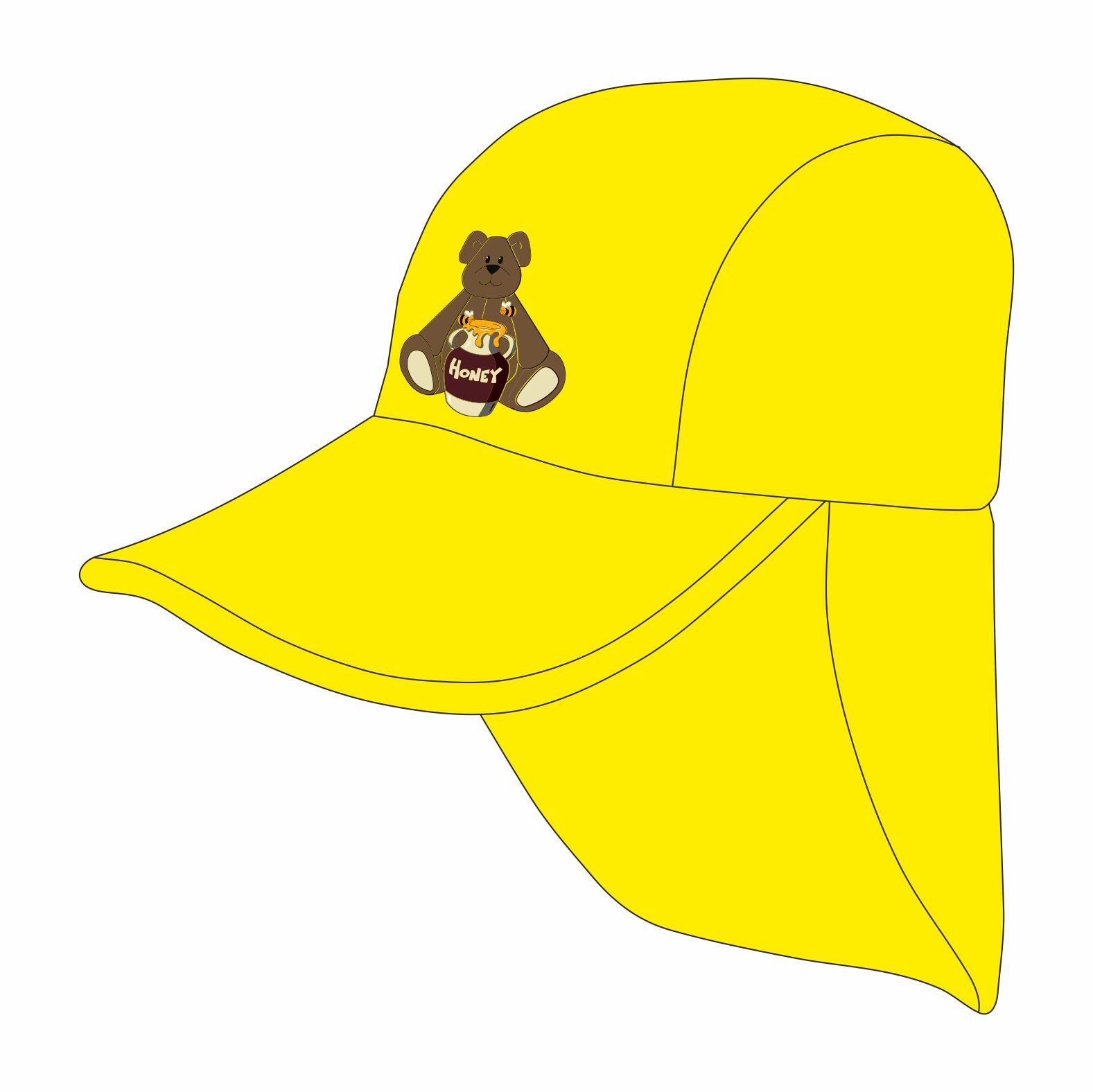 Busy Bears Nursery Childs Legionnaires Cap