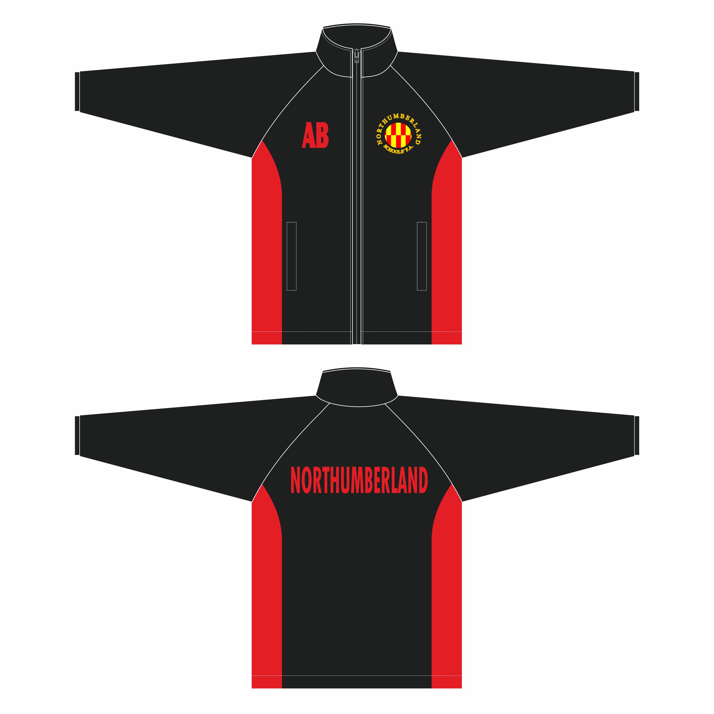 Northumberland Schools FA Track Top / Showerproof Training Jacket