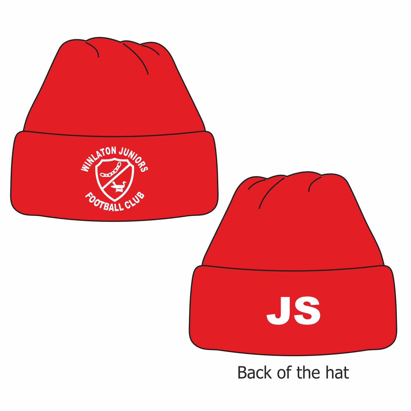 Winlaton Juniors FC Cuffed Beanie Hat