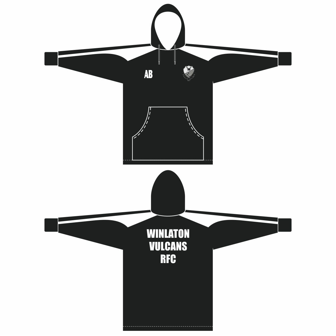 Winlaton Vulcans RFC Pro Team Hoody