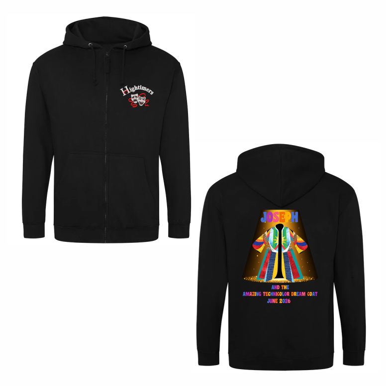 Hightimers ADULTS Full Zip Hooded Sweatshirt - JOSEPH