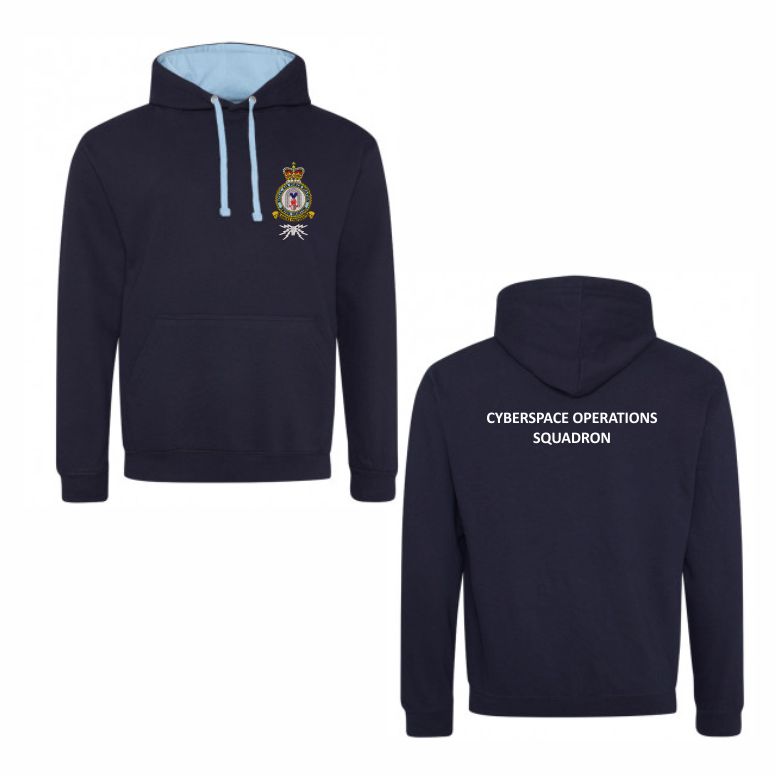 RAF Brize Norton - C4I Two Tone Hooded Sweatshirt