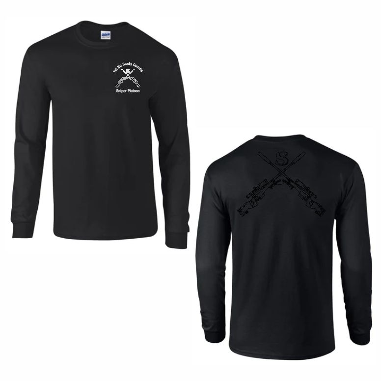 1st Battalion Scots Guards - B Company - Sniper Platoon Long Sleeve T shirt 